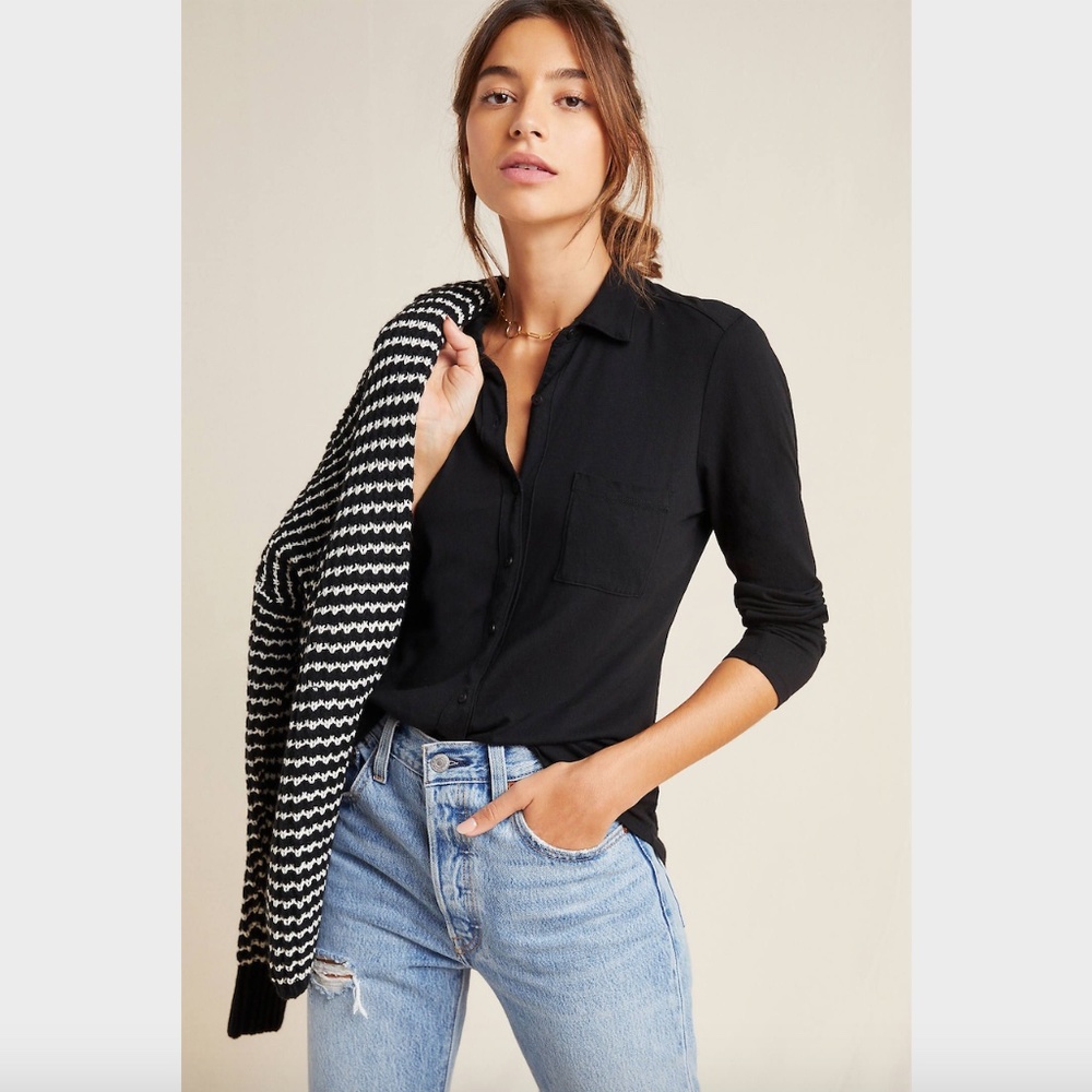 Anthropologie Lesley Buttondown